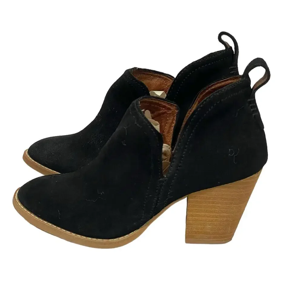 Jeffrey Campbell Rosalee Ankle Booties - Black - 6